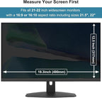 Hanging Computer Privacy Screen Protector Shield Compatible - Image 2