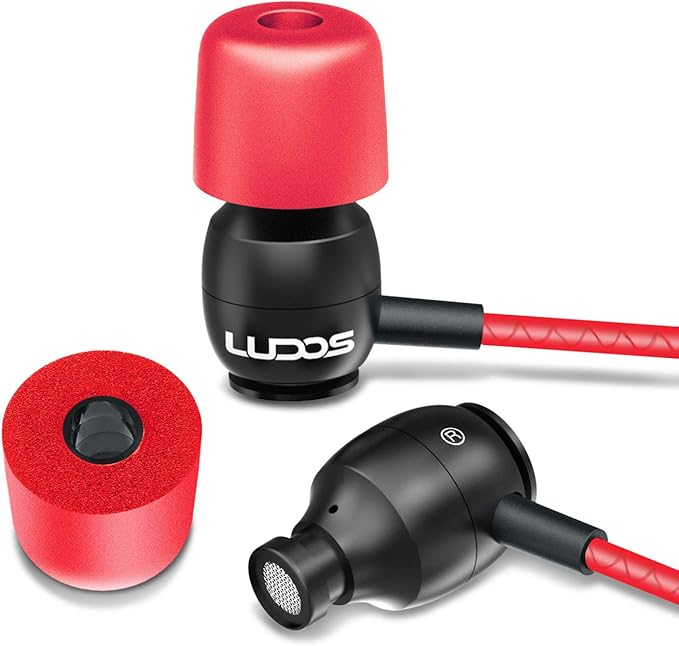 LUDOS Clamor Wired Earbuds in-Ear Headphones, 5 Years Warranty, Earphones - Image 8