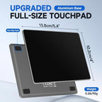 Wired Trackpad for Windows 10/11, High-Precision Multi-Touch Portable Trackpad - Image 6