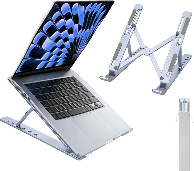 Ergonomic and Foldable Laptop Stand by Unknown