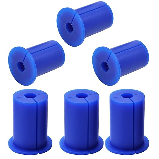 6pc Starlink Cable Grommet 1" Silicone Waterproof Wall Hole Pass Through Split by EASYEAH