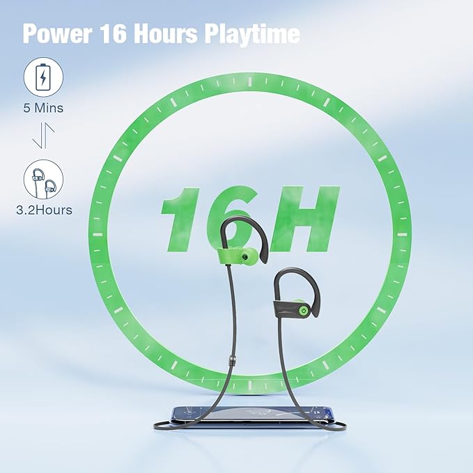 Boean Wireless Headphones Workout Headphones Bluetooth 5.3 - Image 5