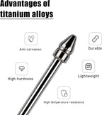Universal Fit No Worn Out Fine Titanium Alloy Fine Pencil Nibs Compatible - Image 2