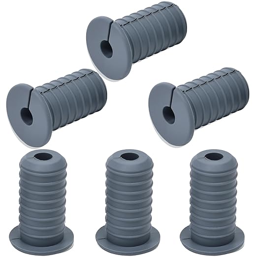 6pc Starlink Cable Grommet 3/4" Silicone Anti-Slip Wall Hole Pass Through Split by EASYEAH