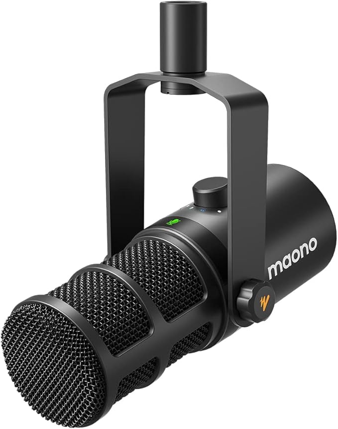 MAONO Dynamic Microphone, USB/XLR Podcast PC Microphone by MAONO