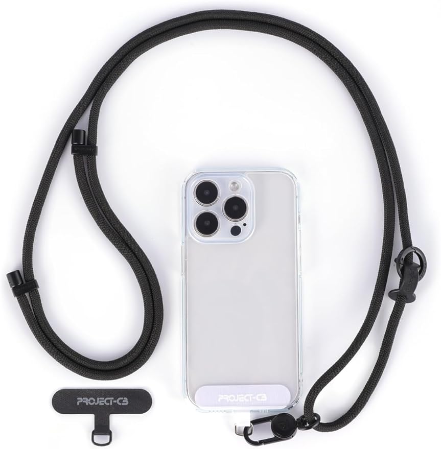 project-cb Cell Phone Lanyard 1, Phone Tether Tab 2, Phone Crossbody Strap by Project-cb