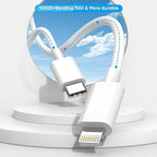 Fast iPhone 14 Charger 3Pack, 10FT USB C to Lightning Charging Cord - Image 4