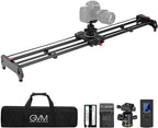 GVM 48"/120CM Carbon Fiber Motorized Camera Slider, Professional Camera Slider by GVMGreatVideoMaker