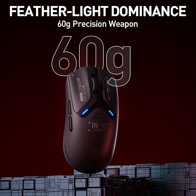 INPHIC IN10P Superlight Wireless Gaming Mouse, 8K Polling Rate, 000 DPI - Image 4