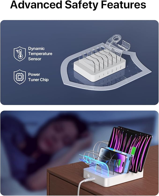 SooPii 6-Port USB C Charging Station - Image 5