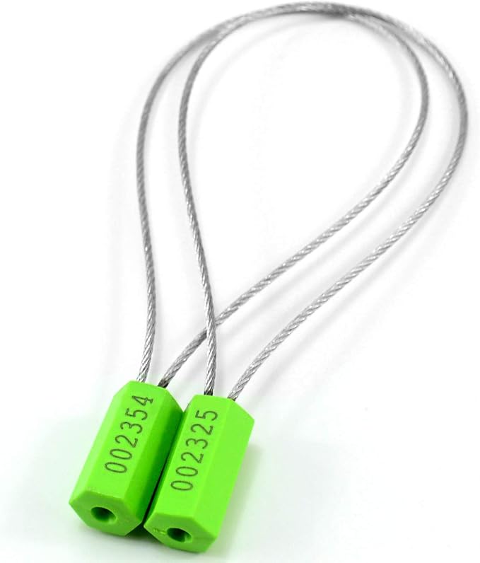 Leadseals 100 Security Cable Seals Numbered Security Tags Tamper Proof Tags - Image 4