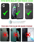 AH Men Phone Belt Holder Pouch Cell Phone case Nylon Phone Holster - Image 3