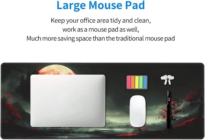 Extended Gaming Mouse Pad, Large Desk Mat XL Anime Mouse Pad Waterproof - Image 6