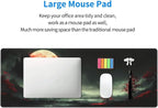 Extended Gaming Mouse Pad, Large Desk Mat XL Anime Mouse Pad Waterproof - Image 6