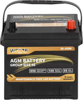 Weize Platinum AGM Battery BCI Group 35 Automotive Battery, 36 Months Warranty by WEIZE