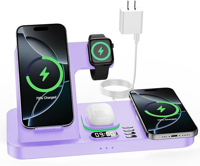 Dual Phone Wireless Charging Station by Feiltik