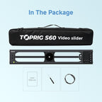 Accsoon Toprig 24inch/60cm Motorized Camera Slider, Time-Lapse/Loop Mode - Image 9