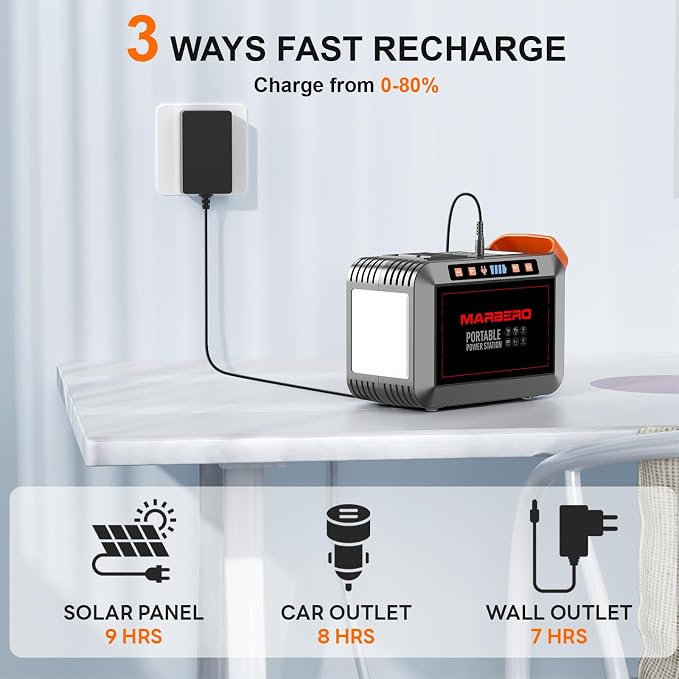 MARBERO 148Wh Solar Generator - Image 4