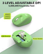 Colorful Wireless Keyboard and Mouse Combo - Image 7