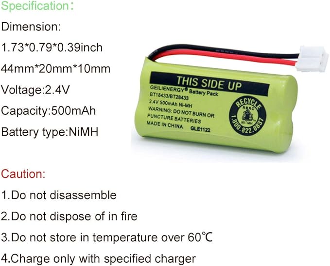 GEILIENERGY BT18433 BT28433 BT184342 BT284342 BT183348 BT283348 BT-1011 - Image 2
