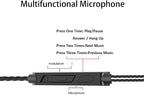 YNR 4 Pairs Wired Earbuds with Microphone & Volume Control, in Ear Earphones - Image 4