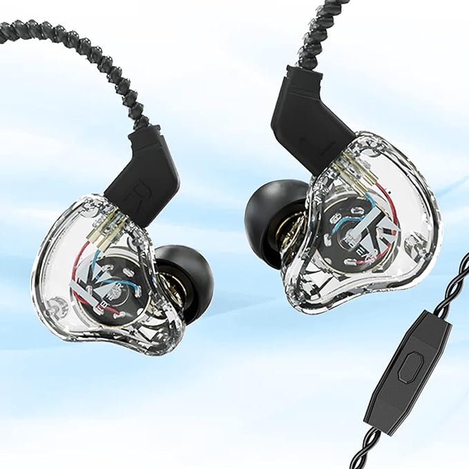 YINYOO KBEAR KS1 in Ear Monitor Bass Earbuds Wired Earbuds, Vocals Forwards - Image 8