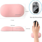 UnivoColors Design-Wave Set of Wrist Rest, Artificial Sheepskin+Memory - Image 4