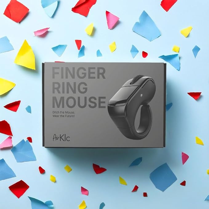 AirKlc Finger Ring Mouse, Cursor Control, Video Scroll, Compatible - Image 3