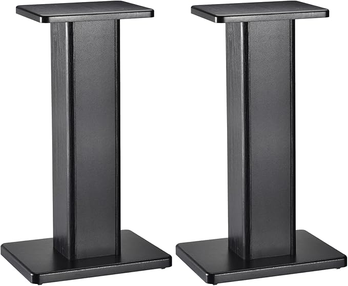 MECCANIXITY Wood Speaker Stands, 2 Pack 19.7 Inch Universal Speaker Stand by MECCANIXITY