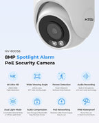 H.VIEW 8CH 4K CCTV Camera Security System, 4TB HDD, Trigger Color Night Vision - Image 6