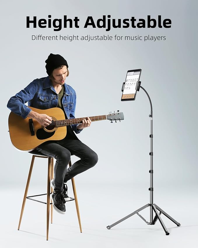 Weilisi Heavy Duty Tablet Tripod Stand 82” Tall, Floor Stand - Image 3