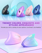 Lekvey Ergonomic Mouse, Wireless Vertical Mouse Rechargeable 2.4 GHz Optical - Image 2