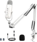 ZealSound Gaming Microphone for PC, USB Podcast Microphone by zealsound