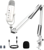ZealSound Gaming Microphone for PC, USB Podcast Microphone by zealsound