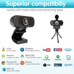 Webcam HD 1080p, Live Streaming HD Camera - Image 2