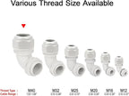 LeMotech M40 Cable Gland, 90 Degree Adjustable 26-33mm Cable Range Strain Relief - Image 6