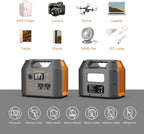 Portable Power Station EnginStar 300W Solar Generator 110V 296Wh Power Bank Two - Image 9
