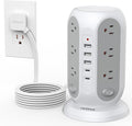 TESSAN Tower Power Strip with Individual Switches, Surge Protector with 12 by TESSAN