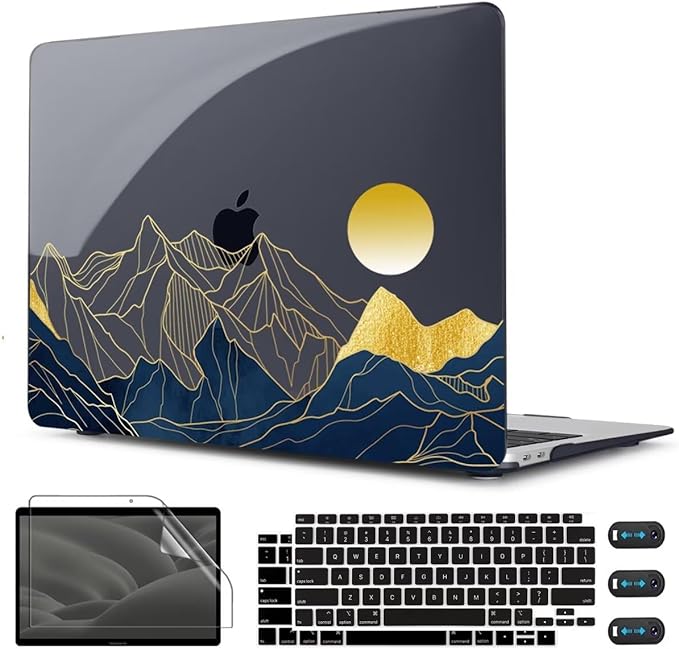 CISSOOK for MacBook Air 13 Inch Case A2337 M1 A2179 A1932 Model 2021-2018 by CISSOOK