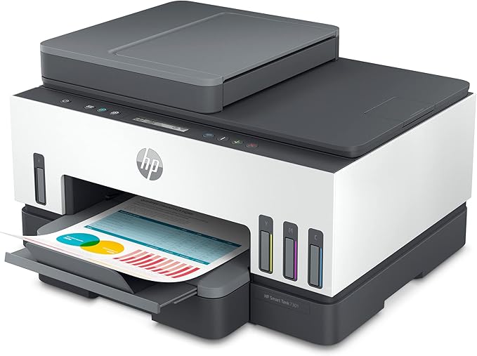 HP Smart Tank 7301 Wireless All-in-One Refillable Ink Tank Printer, Copier - Image 23