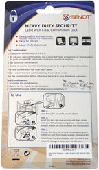 Sendt Blue Notebook/Laptop Combination Lock Security Cable - Image 4