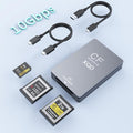 10Gbps CFExpress Type B Card Reader - 5 in 1 USB C&USB A CFexpress/XQD/SD Card by Rocketek