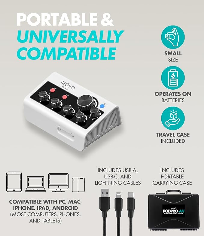 Movo Portable Podcast Equipment Bundle - Image 3