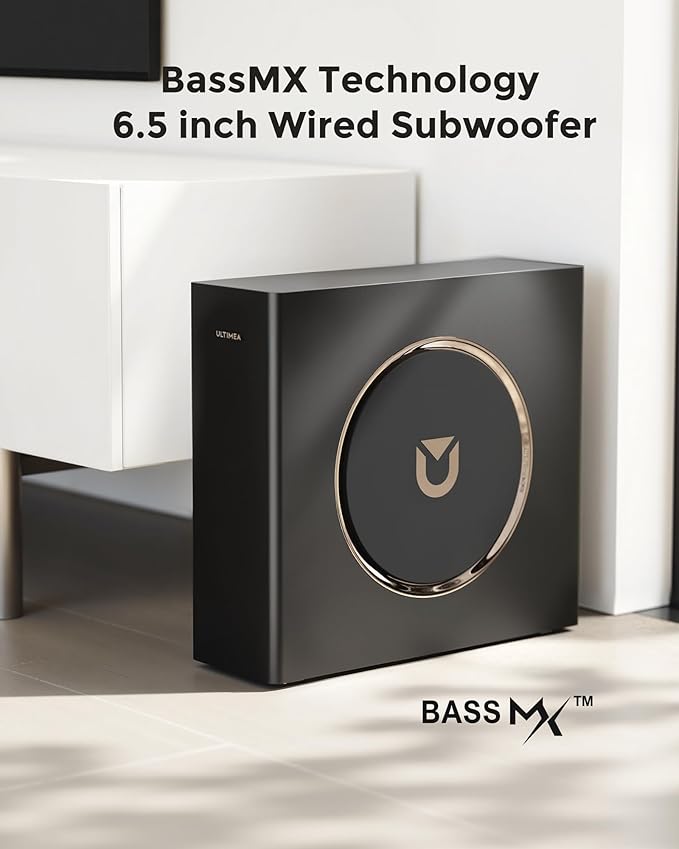 ULTIMEA 5.1.2ch Sound Bar with Dolby Atmos, Surround Sound System - Image 4