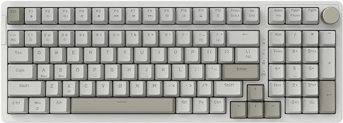 FIRSTBLOOD ONLY GAME. AK992 Retro Wired Mechanical Keyboard, 98 Keys Full Layout by FIRSTBLOODONLYGAME