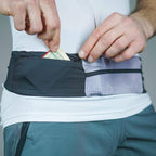 3 Pocket Adjustable Running Belt Waist Pack, Fanny Pack - Image 2