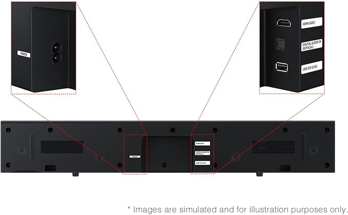 Samsung B-Series Soundbar HW B400F 2.0 ch Soundbar - Image 5