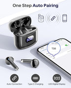 KTGEE Wireless Earbuds Bluetooth 5.3 Headphones, 40Hrs Playback Stereo Ear Buds - Image 6