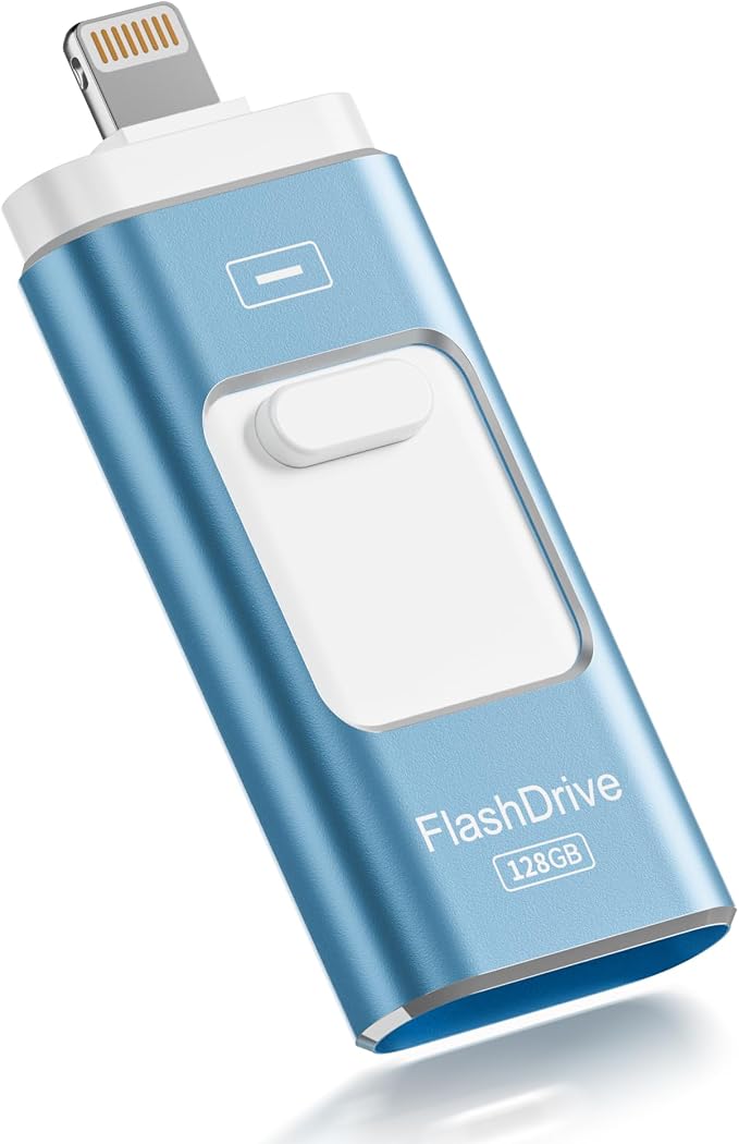 Apple MFi Certified 128GB Flash Drive by ROSPE