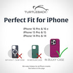Turtleback Belt Clip for iPhone 16 Pro, 15 pro 14 Pro 13 Pro -Large- Fits - Image 2